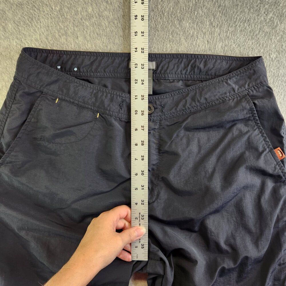 REI Pants Womens 14 Black Cropped Straight UPF 50 Backpacking Hiking Trails - Picture 13 of 16